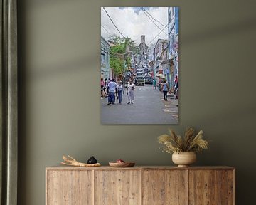 Street scene from St. George's (Grenada) by t.ART