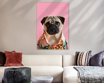 Mops Bilder | Poster Leinwand Heroes Art bestellen & auf