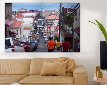 Blick auf St. George's (Grenada - Karibik) von t.ART