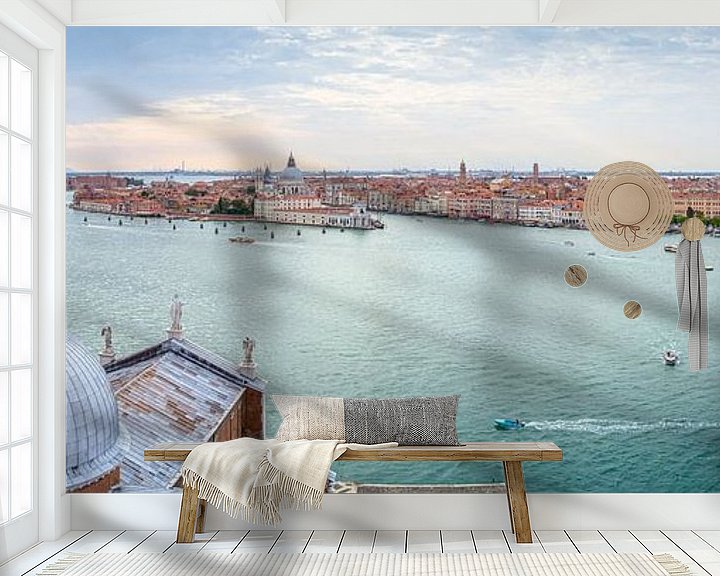 Sfeerimpressie behang: Panorama van Venetië van Arja Schrijver Fotografie
