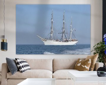 Sailing ship "Statsraad Lehmkuhl" by Jacqueline Gerhardt