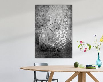 Stilleven met gipskruid van Elly van Veen
