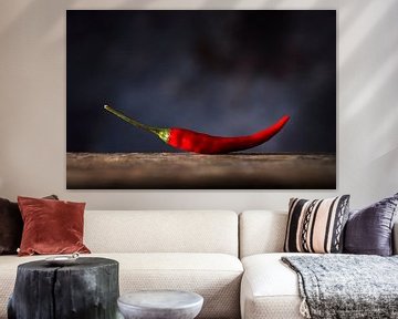 Red Pepper on Wood by Mister Moret