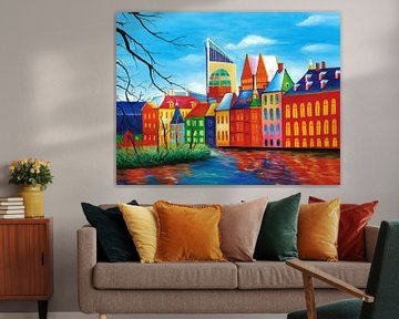The Hague painting - Inner Court by Art Whims