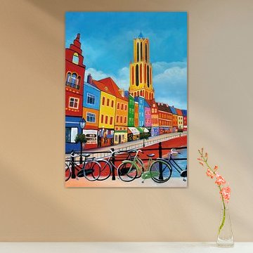 Peindre Utrecht avec le Dom sur Caprices d'Art