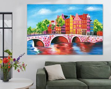 Painting Amsterdam 2 by Art Whims