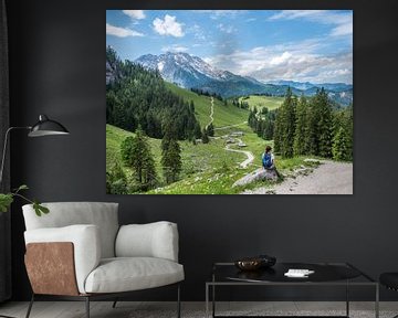 Uitzicht op de Watzmann in de Berchtesgadener Alpen van Animaflora PicsStock