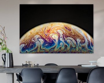 Planet soap bubble by Tim Smeets