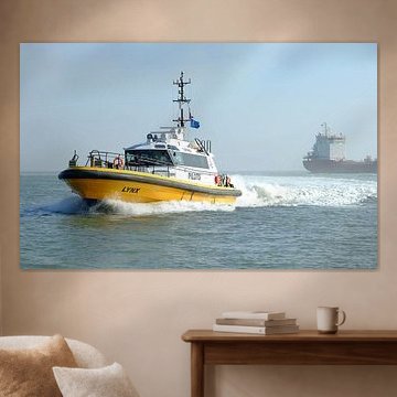 Pilot bei der Arbeit