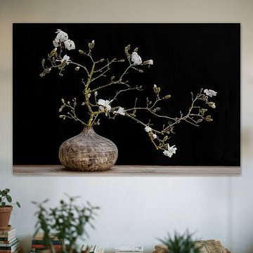 magnolia en vase sur Klaartje Majoor