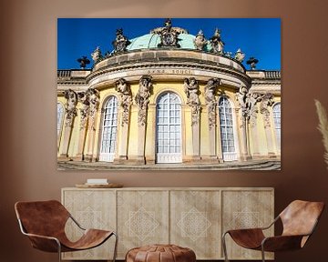 The Sans Soucci Palace in Potsdam, Berlin, Germany