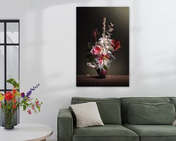 Amaryllis stilleven - Kleurrijke bloemen met betekenis