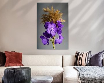 Orchidee mit lila Farbe von Björn van den Berg