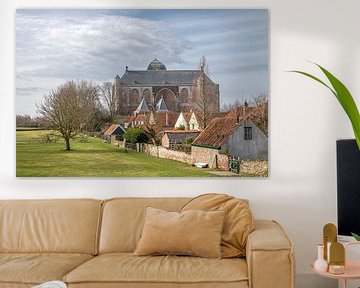 View of the Grote Kerk, Veere. by Russcher Tekst & Beeld