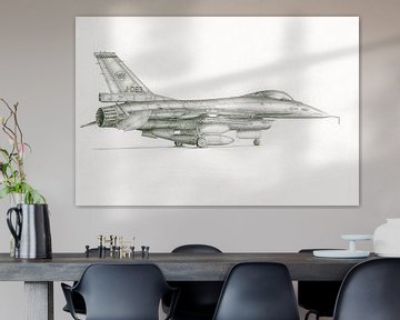 F-16 Fighting Falcon van Frank Vos