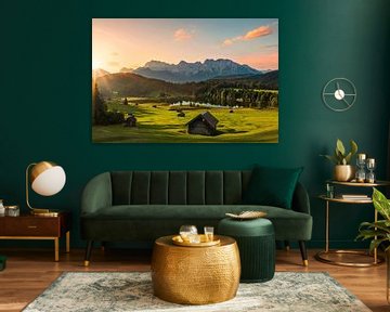 Geroldsee in den bayerischen Alpen von Dieter Meyrl