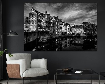 Oud Delfshaven(Black-White) by Jeroen Diks