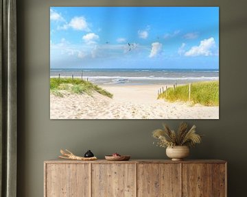 Pad door de duinen naar het strand van Sjoerd van der Wal Fotografie