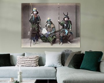 Drei alte Samurai auf Foto (1 von 2)