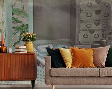 Vrouw uit Japan, vintage foto