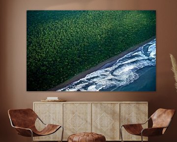 Regenwald und Meer vom oben. Costa Rica von Catalina Morales Gonzalez