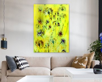 Allium spring in yellow by Claudia Gründler