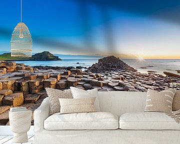 Giantes Causeway sunset in Northern Ireland by Dieter Meyrl