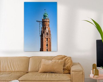 Simon-Loschen lighthouse in Bremerhaven by Werner Dieterich