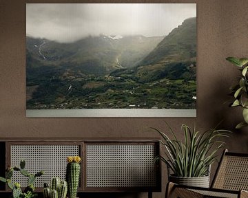 Misty mountains in Scandinavia | fine art photo print by Karijn | Fine art Natuur en Reis Fotografie