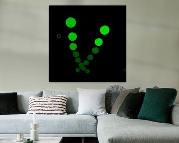 Glow Pendulum groen van Greetje van Son