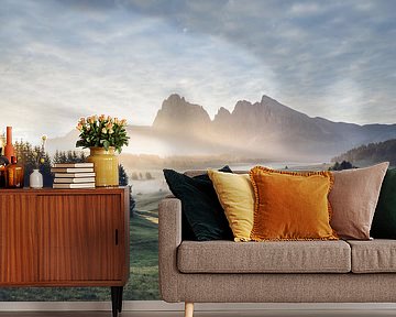 Sunrise in the mountains by Felix Van Lantschoot