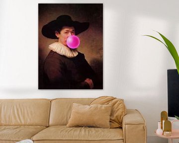 Rembrandt Herman Doomer met Bubble Gum van Maarten Knops