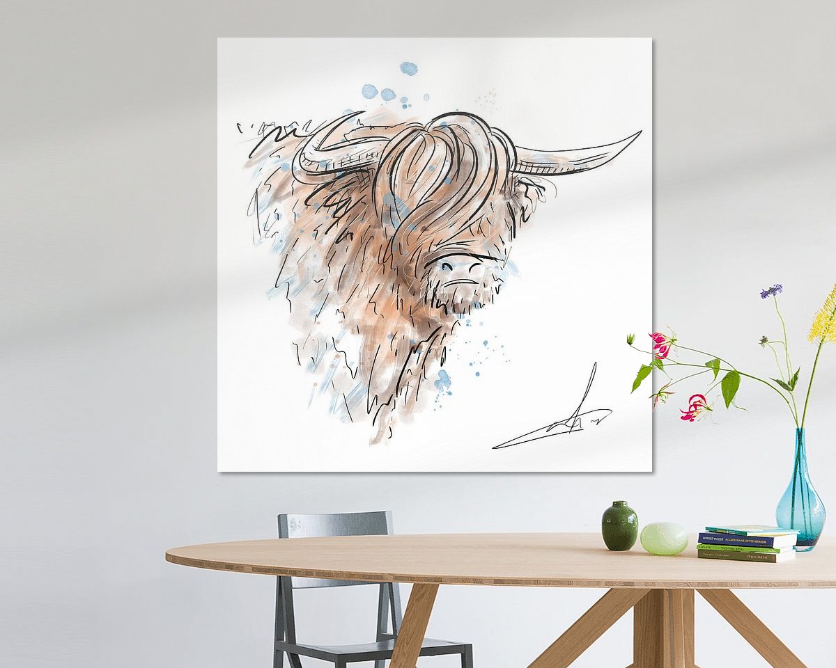 Example of the artwork in a room
