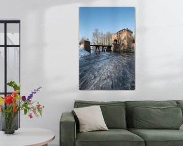 Nostalgia: skating on the castle moat at Soelen Castle by Moetwil en van Dijk - Fotografie