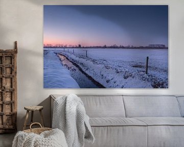 Molen De Steendert voor zonsopkomst van Moetwil en van Dijk - Fotografie