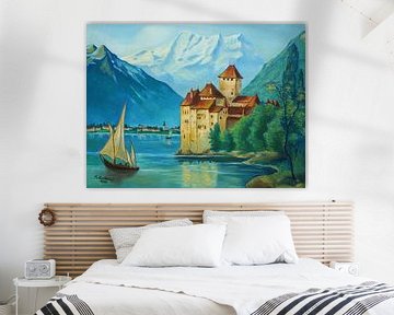 Schloss Chillon am Genfersee