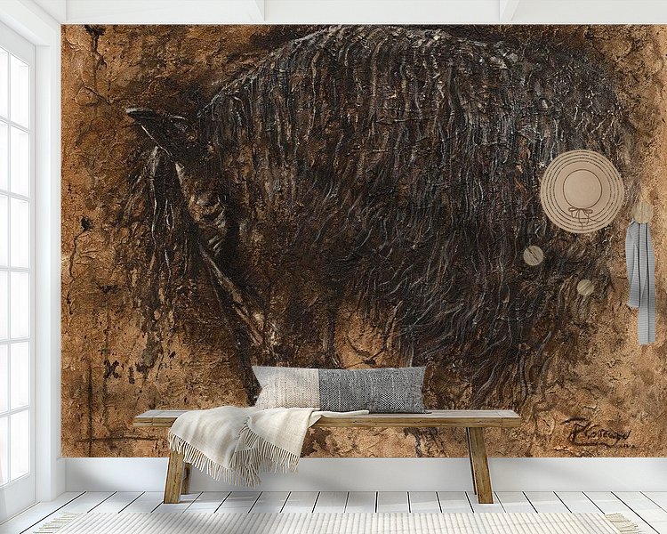 Example of the artwork in a room