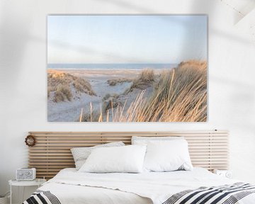 Wadden Sea in evening light by Laura Elkhuizen Fotografie