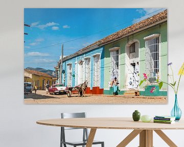 Buntes Trinidad Kuba, farbenfroh von Corrine Ponsen