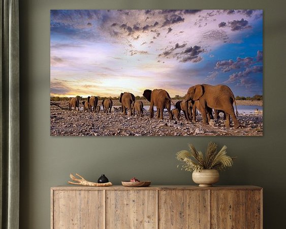 Example of the artwork in a room