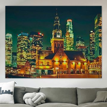 Twilight in Alkmaar City