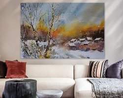 Example of the artwork in a room