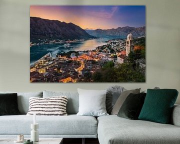 Baai van Kotor, Montenegro van Michael Abid