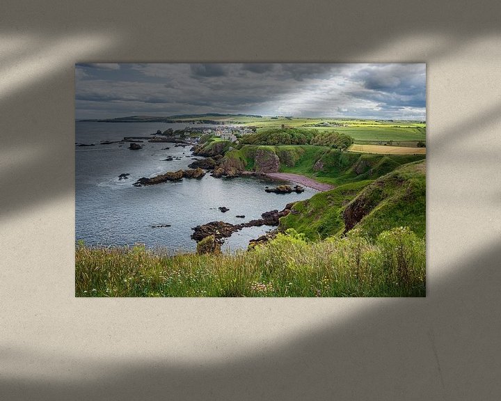 Sfeerimpressie: Rotskust bij St Abbs Head in Schotland van Arja Schrijver Fotografie