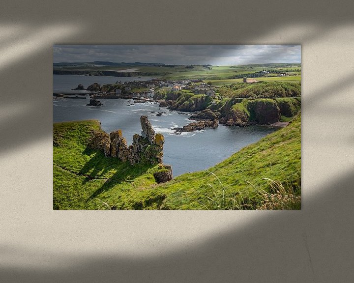 Sfeerimpressie: Rotsformaties bij St Abbs Head in Schotland van Arja Schrijver Fotografie