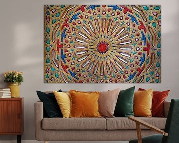 Oud gekeurd houten patroon, contemporary marokkaanse stijl van Eye on You