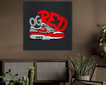 Nike Air Max 1 "OG Red" van Pim Haring