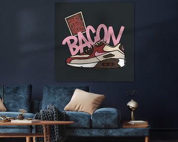 AFFICHE NIKE AIR MAX 90 BACON VINTAGE (50X70CM)