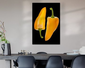 Yellow peppers by Fotogallery