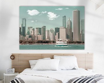 CHICAGO Skyline | urbaner Vintage-Stil